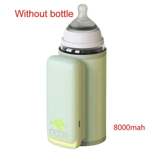 USB Rechargeable Baby Bottle Warmer with Digital Temperature Display, Precise Control, 8000mAh 2