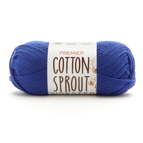 Premier Cotton Sprout Worsted Yarn-Ultramarine