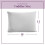 Circles Home, 100% Cotton Zippered Pillow Protector, Light Grey, Toddler, Single Pack 2