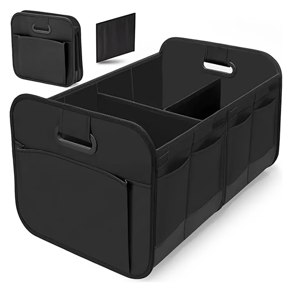 Heavyduty Foldable Car Trunk Organizer With Lid, Multicompartment Storage For All Vehicles 9070919827457