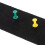 1Set Black Felt Pin Board Strip for Wall Message Board Durable 6