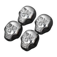 Losueeun 4-Piece Stainless Steel Reusable Skull