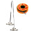 2Sets Leichte Tingsha Cymbals Silber Meditation Percussion Instrument 1