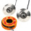 2Sets Leichte Tingsha Cymbals Silber Meditation Percussion Instrument 10