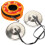 2Sets Leichte Tingsha Cymbals Silber Meditation Percussion Instrument 3