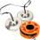 2Sets Leichte Tingsha Cymbals Silber Meditation Percussion Instrument 11