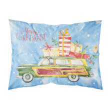 Merry Christmas Italian Greyhound Fabric Standard Pillowcase