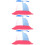 3Pièces Chapeaux Été Enfants Multicolores Large Confortable 8