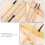 10 Pièces Double Embout Pour Sourcils Brosse Imperméables 10