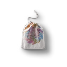Bonamaison Printed Cotton Produce Bag with Drawstring, Reusable Grocery Bag, Biodegradable Eco-Friendly Bags, Travel Pouch, Sachet Bags, Shopping Bag