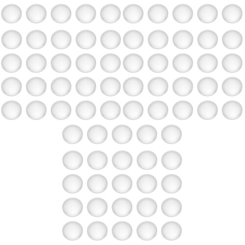 150Pièces Cabochons Verre Plat Pour Artisanaux DIY 2
