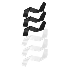 6Stk Blank Sashes Aus Stoff Für Party Hochzeit Feier Vielseitig