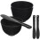 2Ensembles Bols À Silicone Noir Pour Spa Et Beauté Spatule 2