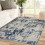 Luxe Weavers New Castle Blue 5x7 Modern Area Rug 2