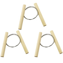 ZYAMY 3pcs Wire Clay Cutter Wooden Toggle Handles with Twisted Strand Steel Wire Cutting Tool for Clay Sculpey Plasticine Cheese Ceramic Dough Potter