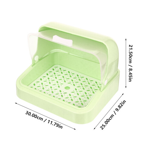 1Pièces Boîte De Rangement En PP Avec Égouttoir 2