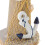 2Pièces Miniature Phare Bois Décor Multiusage Couleurs Vives 8