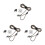 3pcs Notebook -Proof Lock Cell Phone Equipment 7