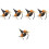 5Pcs Halloween Headband Set With Tiny Witch Hat For Cosplay Party 4