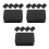 15Pcs Black Iron Trading Card Storage Box Compact Tin Holder 8