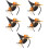 5Pcs Halloween Headband Set With Tiny Witch Hat For Cosplay Party 7