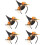 5Pcs Halloween Headband Set With Tiny Witch Hat For Cosplay Party 6