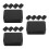 15Pcs Black Iron Trading Card Storage Box Compact Tin Holder 5