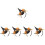 5Pcs Halloween Headband Set With Tiny Witch Hat For Cosplay Party 5