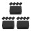 15Pcs Black Iron Trading Card Storage Box Compact Tin Holder 4