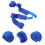 Breathable Blue Cotton Boxing Wrist Wraps Hand Protector 9