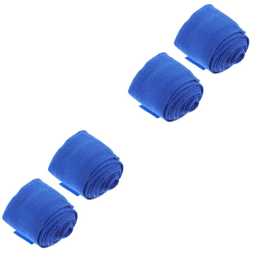 Breathable Blue Cotton Boxing Wrist Wraps Hand Protector 2