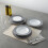 Noritake Infinity 12-Piece Set, Service for 4 in Black/Graphite/Grey, Multicolor 3