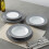Noritake Infinity 12-Piece Set, Service for 4 in Black/Graphite/Grey, Multicolor 5