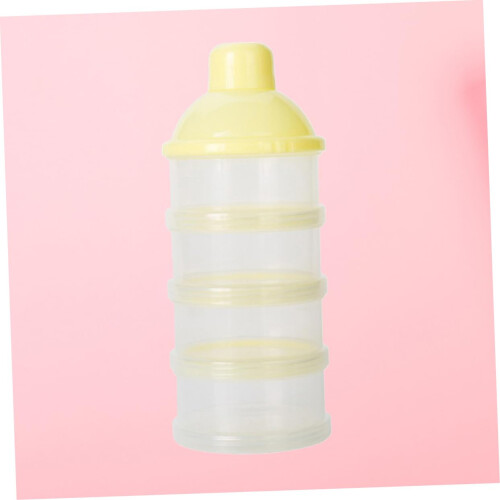 Baby Formula Dispenser with ThreeLayer Portion Design, Stackable Milk Powder Container for Travel 1