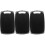 3Pcs Multipurpose Black Plastic Cutting Boards for Meat and Vegetables 6