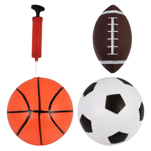 4Sets Kids Toy Balls Durable Lightweight Inflatable for Active Play