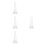 4Pcs Versatile Crystal Grinding Rod Stable Flat Bottom Pestle Stick 9