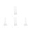 4Pcs Versatile Crystal Grinding Rod Stable Flat Bottom Pestle Stick 7