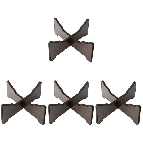 4Pièces Support Démontable En Bois Pour Drum Langue Usage Musical 1