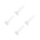 4Pcs Versatile Crystal Grinding Rod Stable Flat Bottom Pestle Stick 6