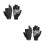 2Paires Protecteurs Uv Doigts Réfléchissants Noir 4
