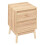 5five Abana Bedside Table with 2 Drawers in Oak Effect 1