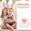 4Pcs Hard Vinyl Bunny Nose Prop Rabbit Costume Accessory for Easter 3