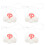 4Pcs Hard Vinyl Bunny Nose Prop Rabbit Costume Accessory for Easter 9