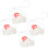 4Pcs Hard Vinyl Bunny Nose Prop Rabbit Costume Accessory for Easter 8