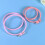 10Pcs Durable Plastic Cross Stitch Hoops for Handcraft Assorted Colors 10