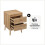 5five Abana Bedside Table with 2 Drawers in Oak Effect 5