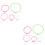 10Pcs Durable Plastic Cross Stitch Hoops for Handcraft Assorted Colors 6