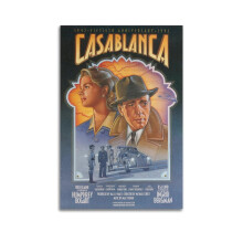Zamm Casablanca Poster Wall Art Canvas Painting Living Room Bedroom Home Home Decoration Office Wall Poster Gym Art Painting 12x18inch(30x45cm)