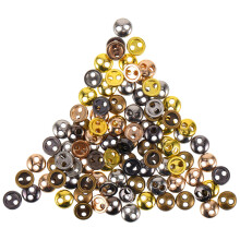 500Pcs Unique Assorted Color Mini Metal Buttons for Doll Decoration